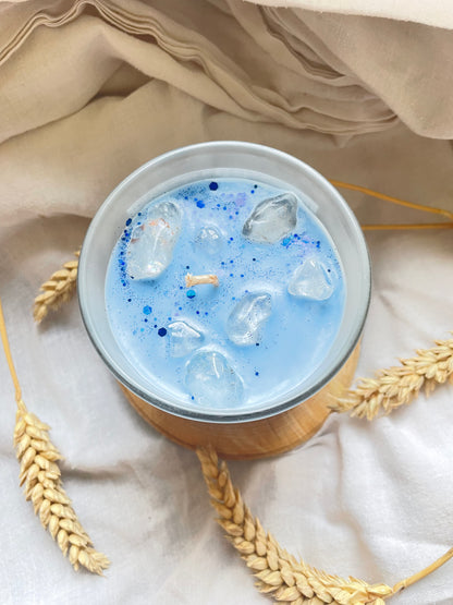 Bougie astrologique Eau pour Cancer, Scorpion et Poissons, en cire de soja — visuel 7 de la galerie